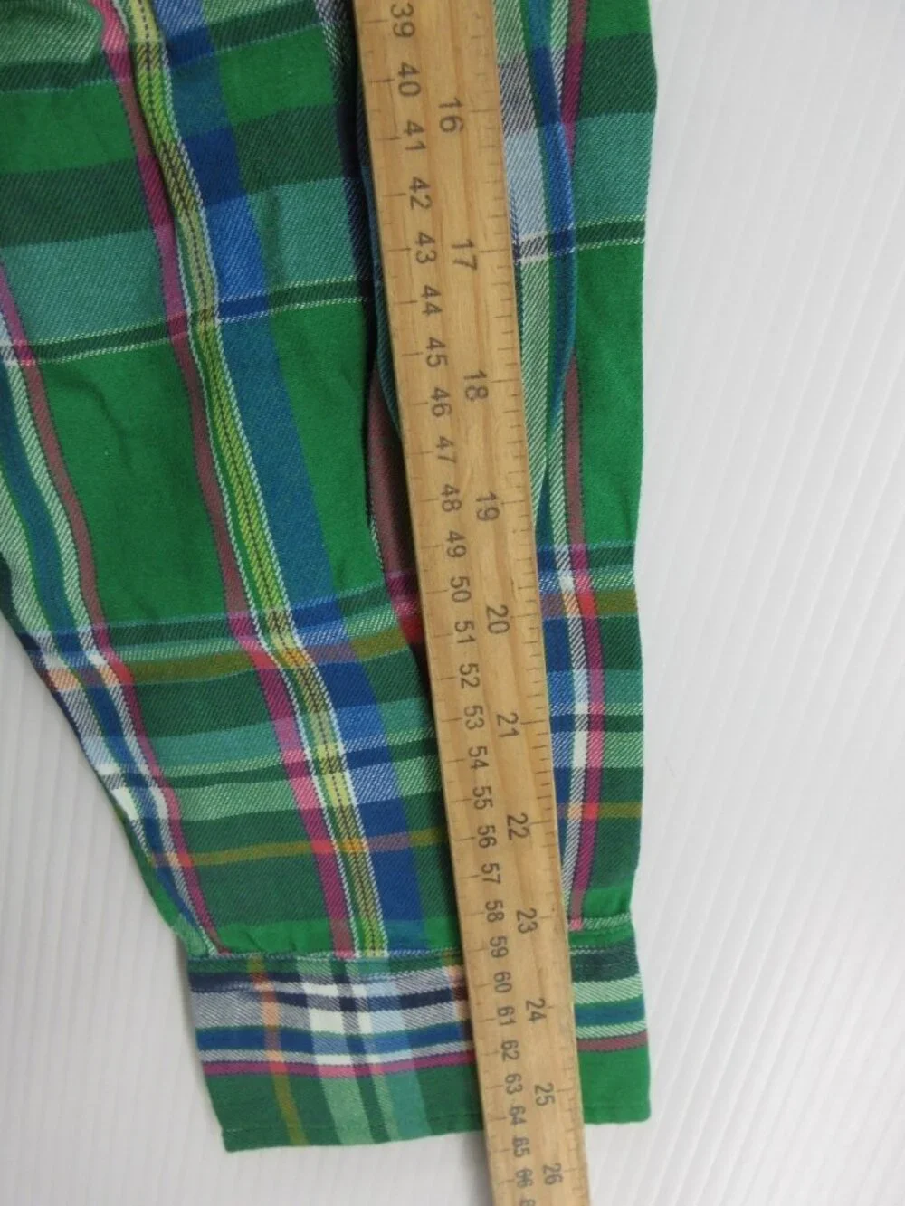 Polo Ralph Lauren Shirt 2XB Big Flannel Plaid Button Up Flap Pockets